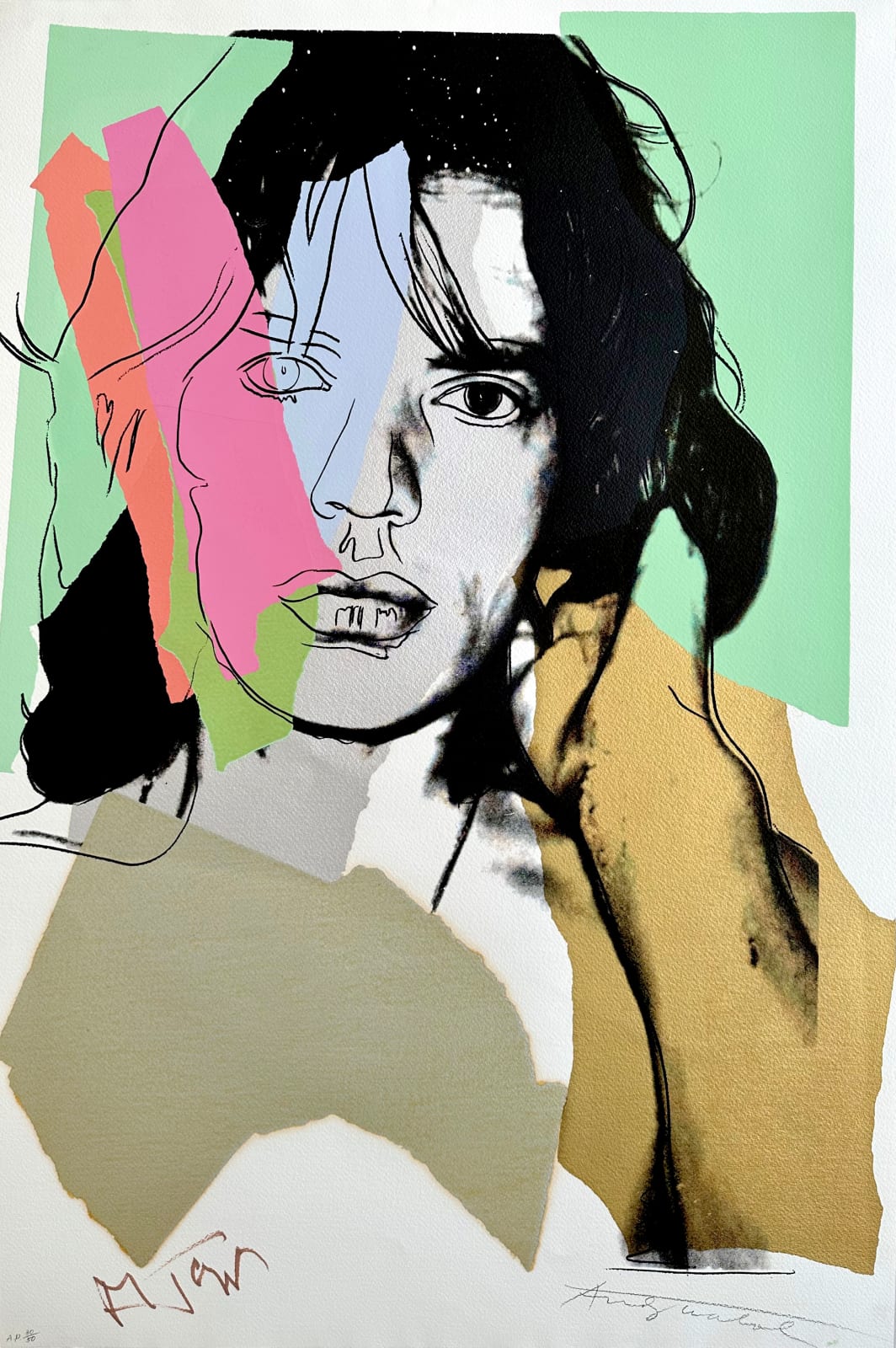 ANDY WARHOL, Mick Jagger (F&S II 140)