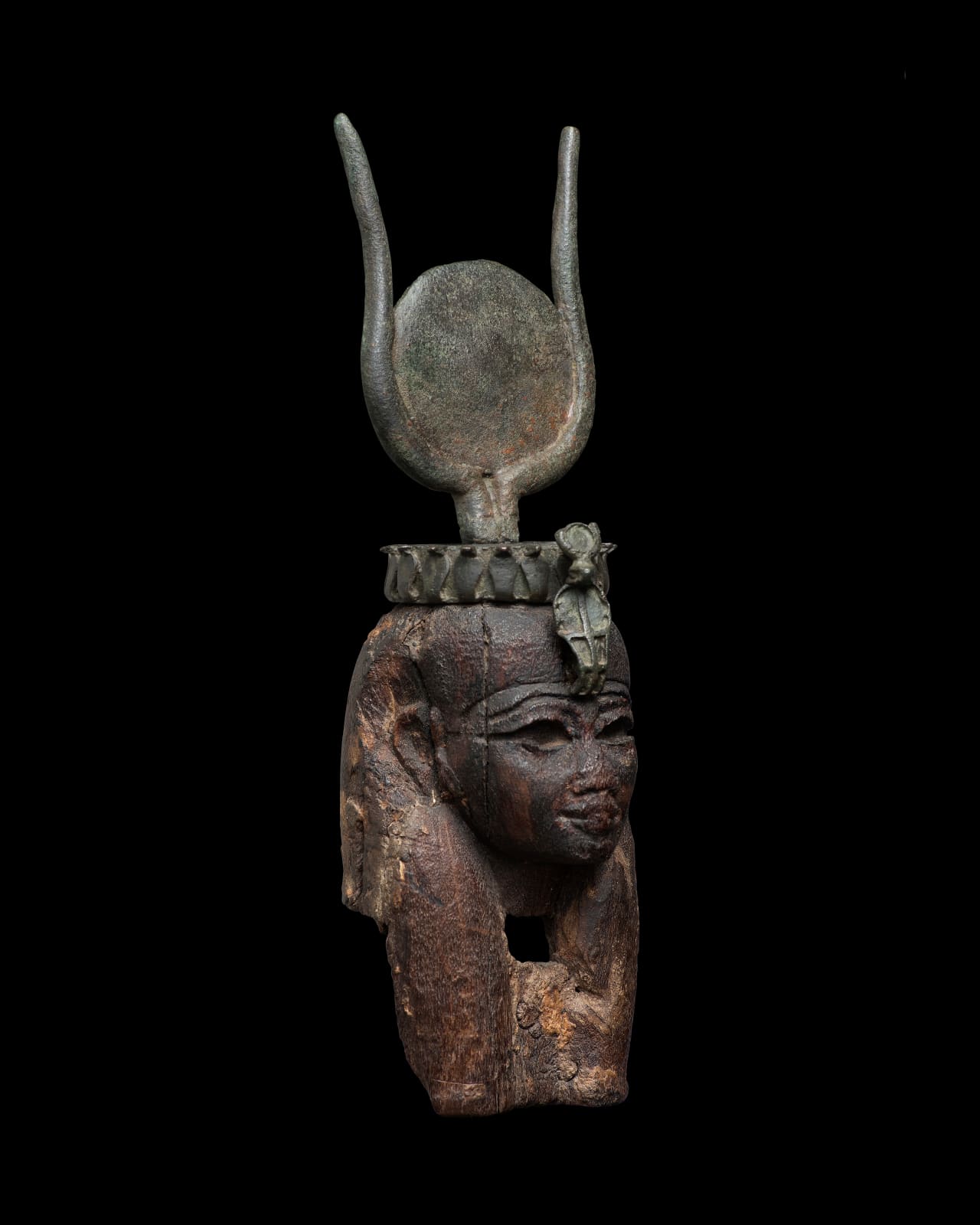 Head of Hathor , Egyptian, Third Intermediate Period, 21st-24th Dynasty, c. 1069-715 B.C.