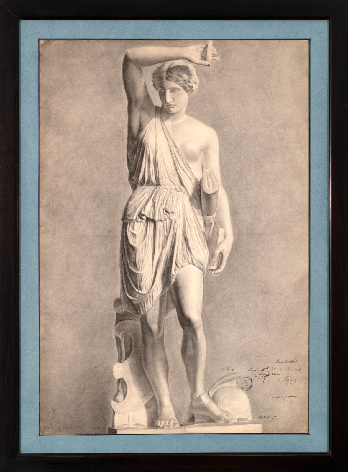 LOUISE LESAUVAGE, The Amazone Mattei (after Phidias), 1851