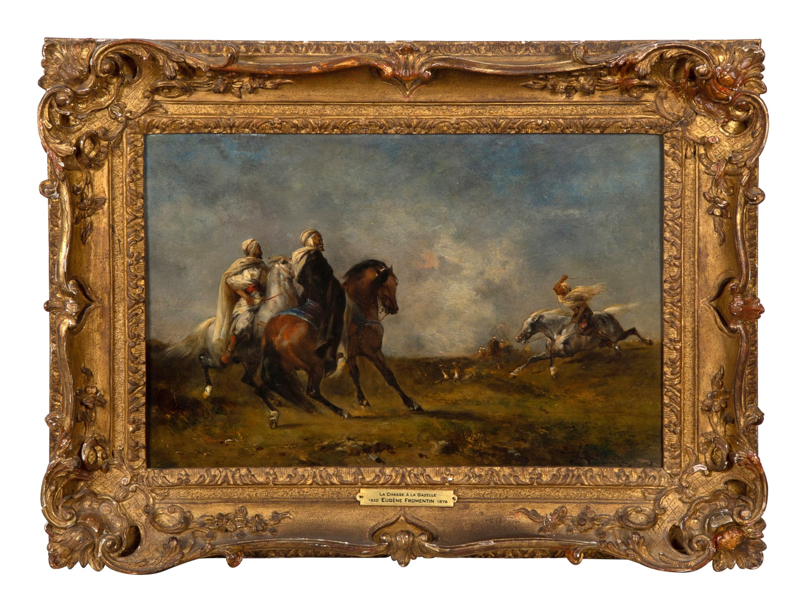 EUGÈNE FROMENTIN, La Chase à la Gazelle