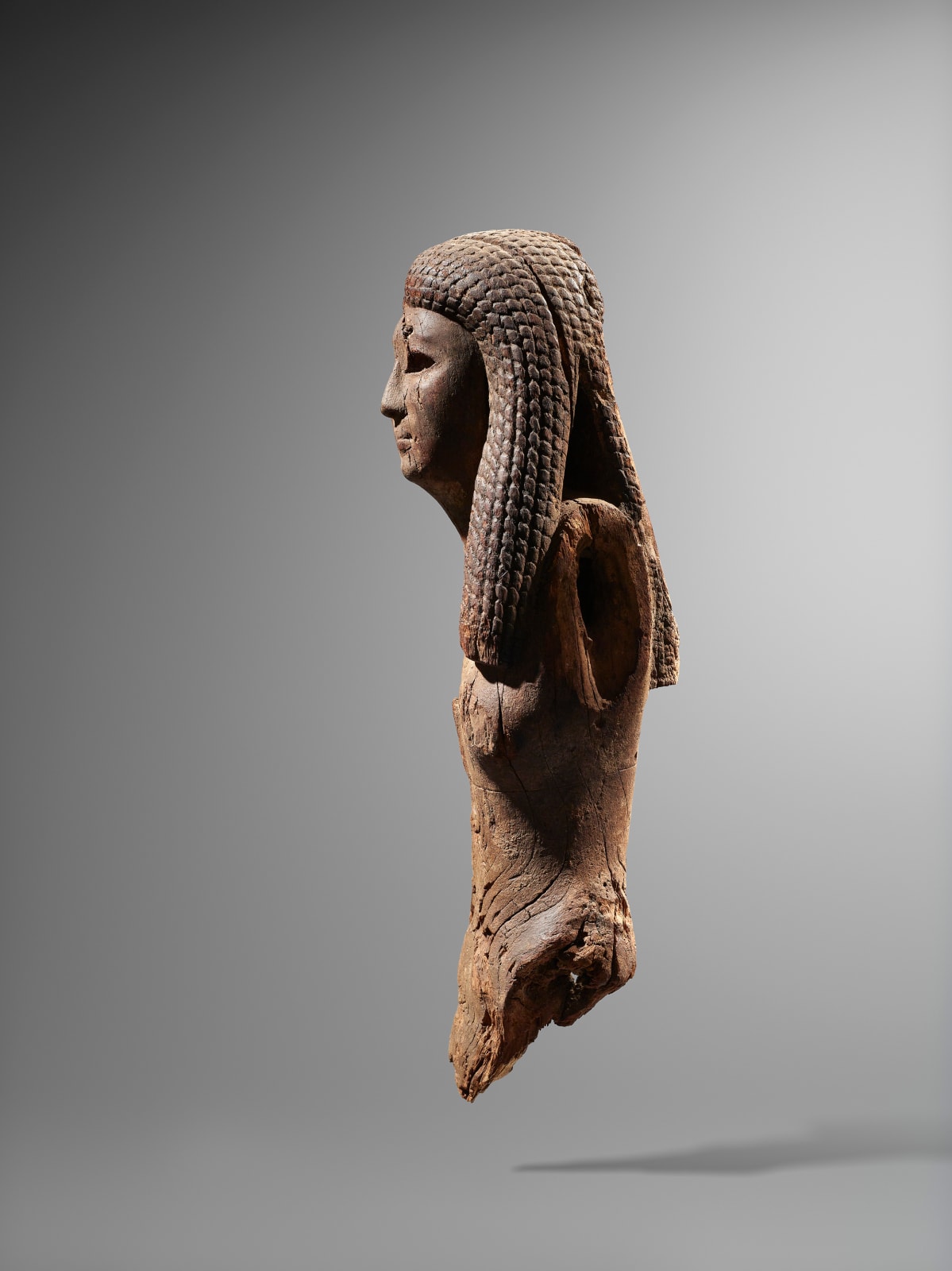 Statuette fragment of a woman, Egypt, New Kingdom, 19th dynasty, ca 1291-1185 BC