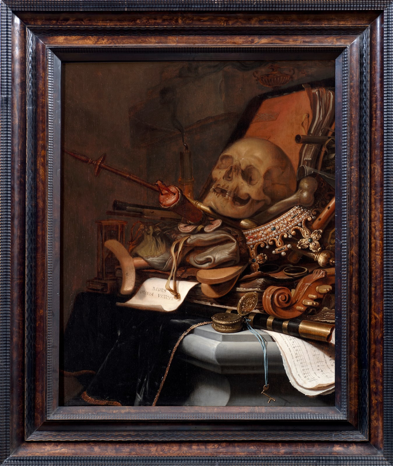 JAN VERMEULEN, A Vanitas still life