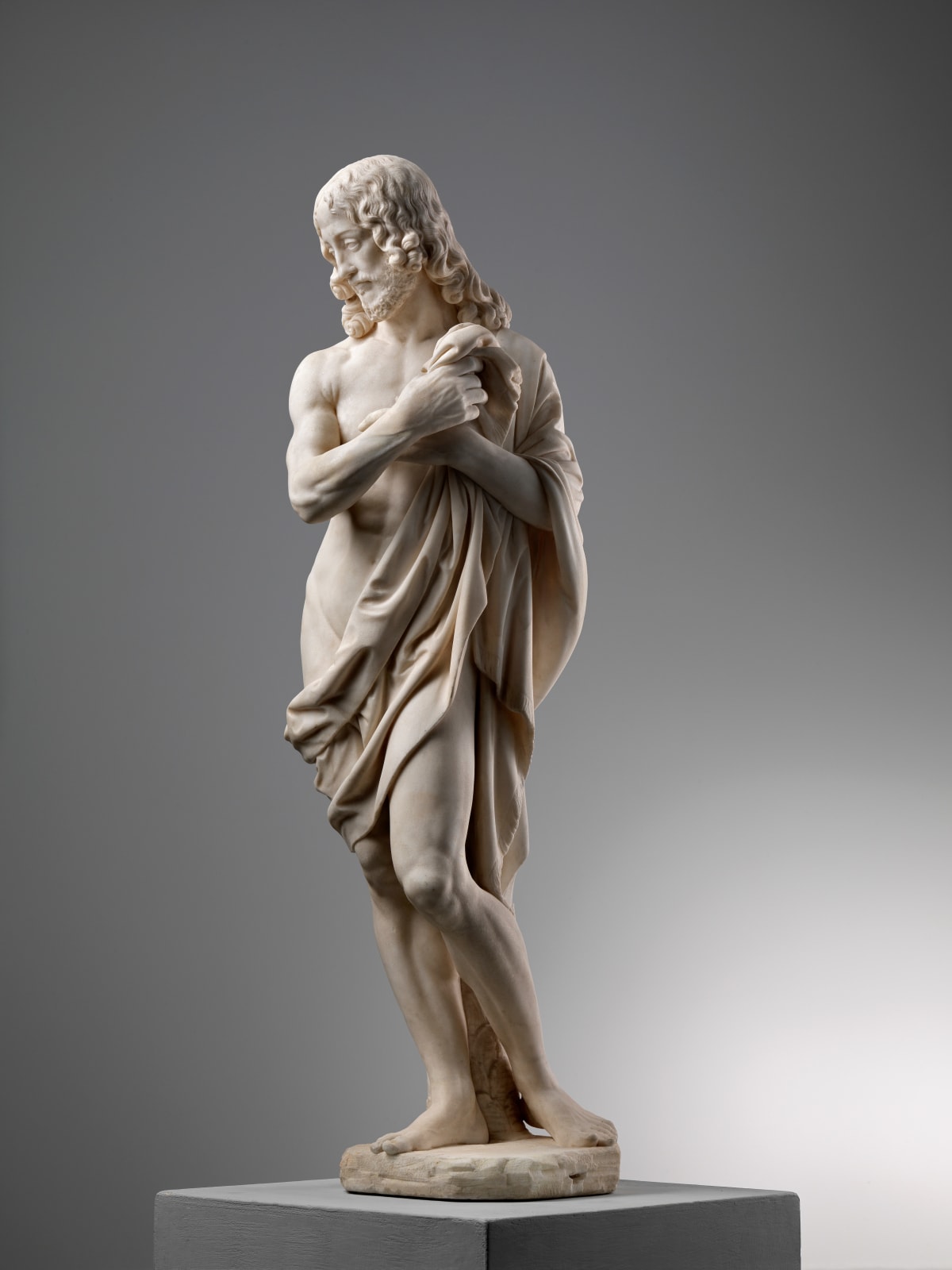 FELICE PALMA, Christ about to receive the baptism in the Jordan River, c. 1618-1621