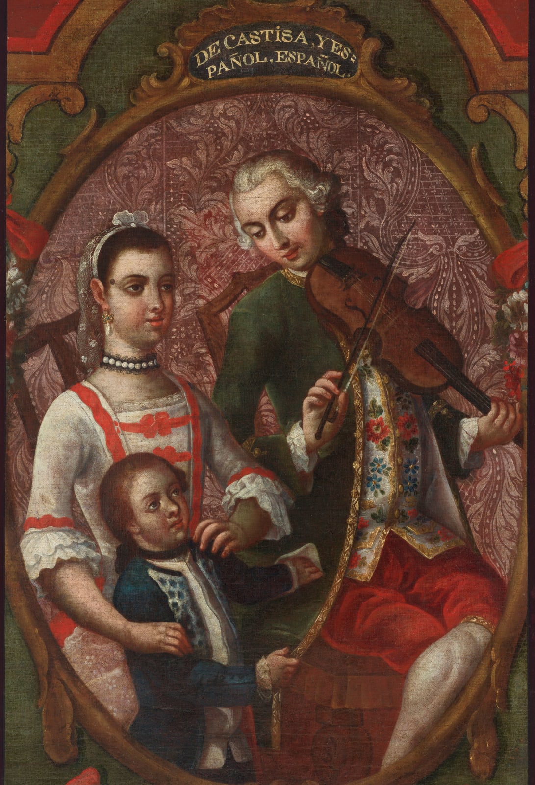 Mexican School, 18th Century, De Castisa y Español, Español (no. 3)