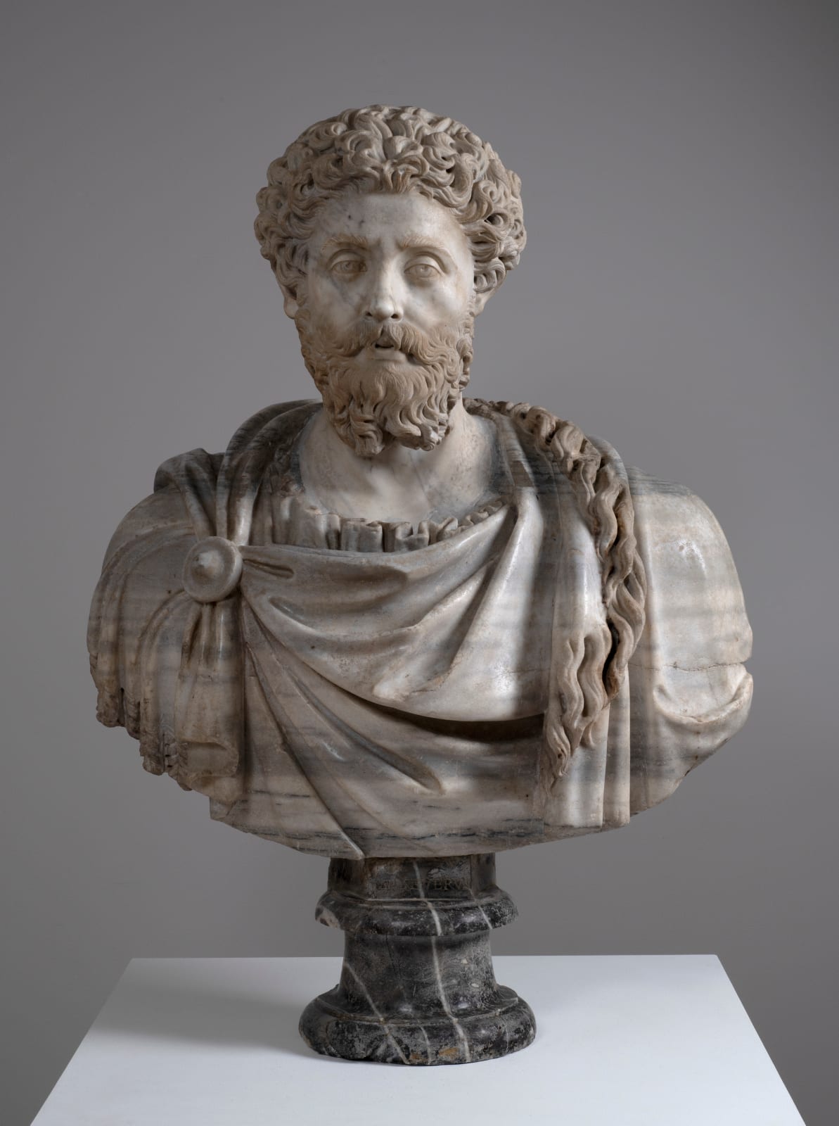 Attributed to GIOVANNI BATTISTA DELLA PORTA, Bust of Marcus Aurelius