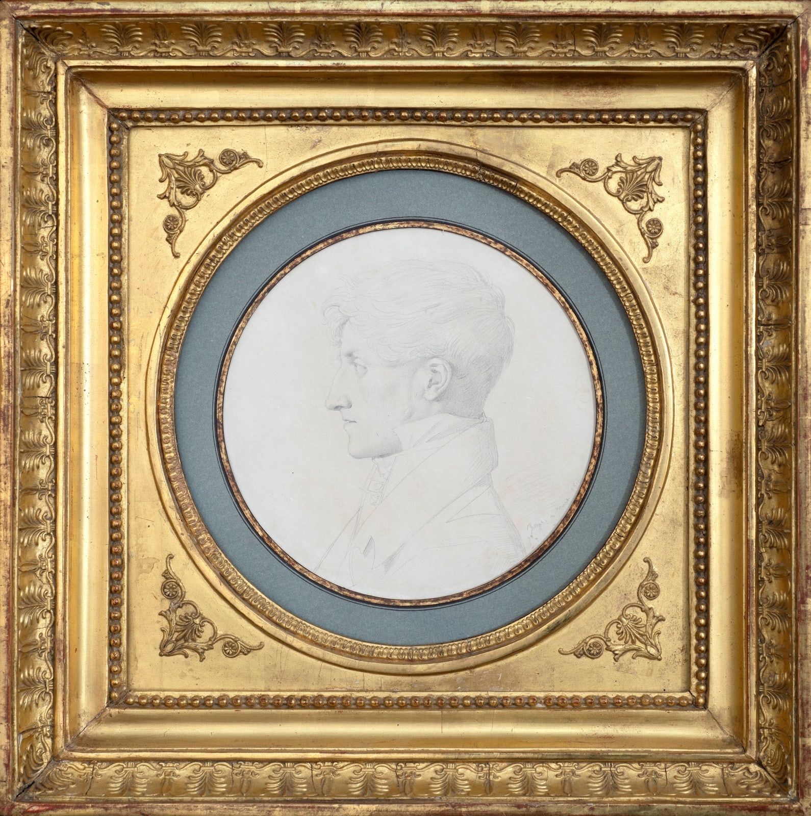 JEAN-AUGUSTE-DOMNIQUE INGRES, Portrait of Alexandre-Michel Beljambe in profile, 1812
