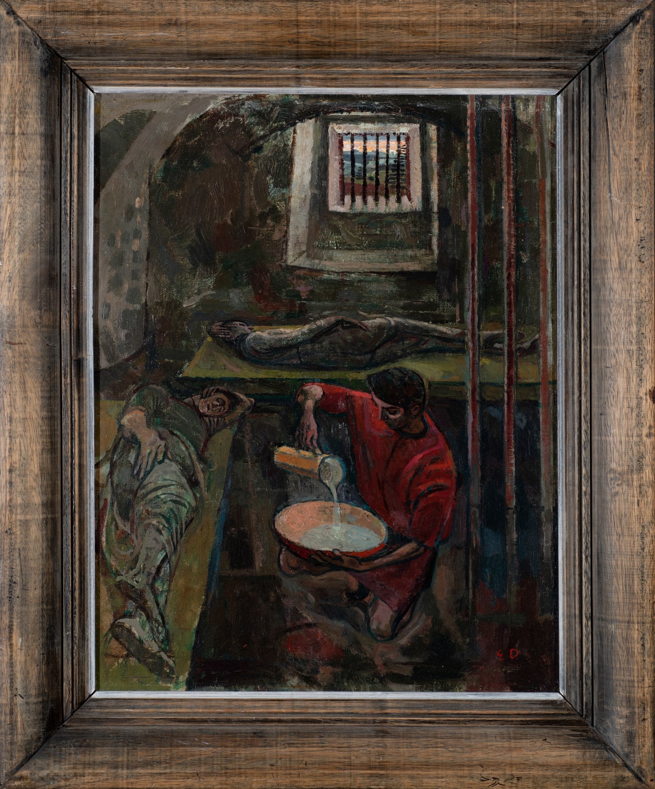EVELYN DUNBAR, Joseph in Prison, 1949-50