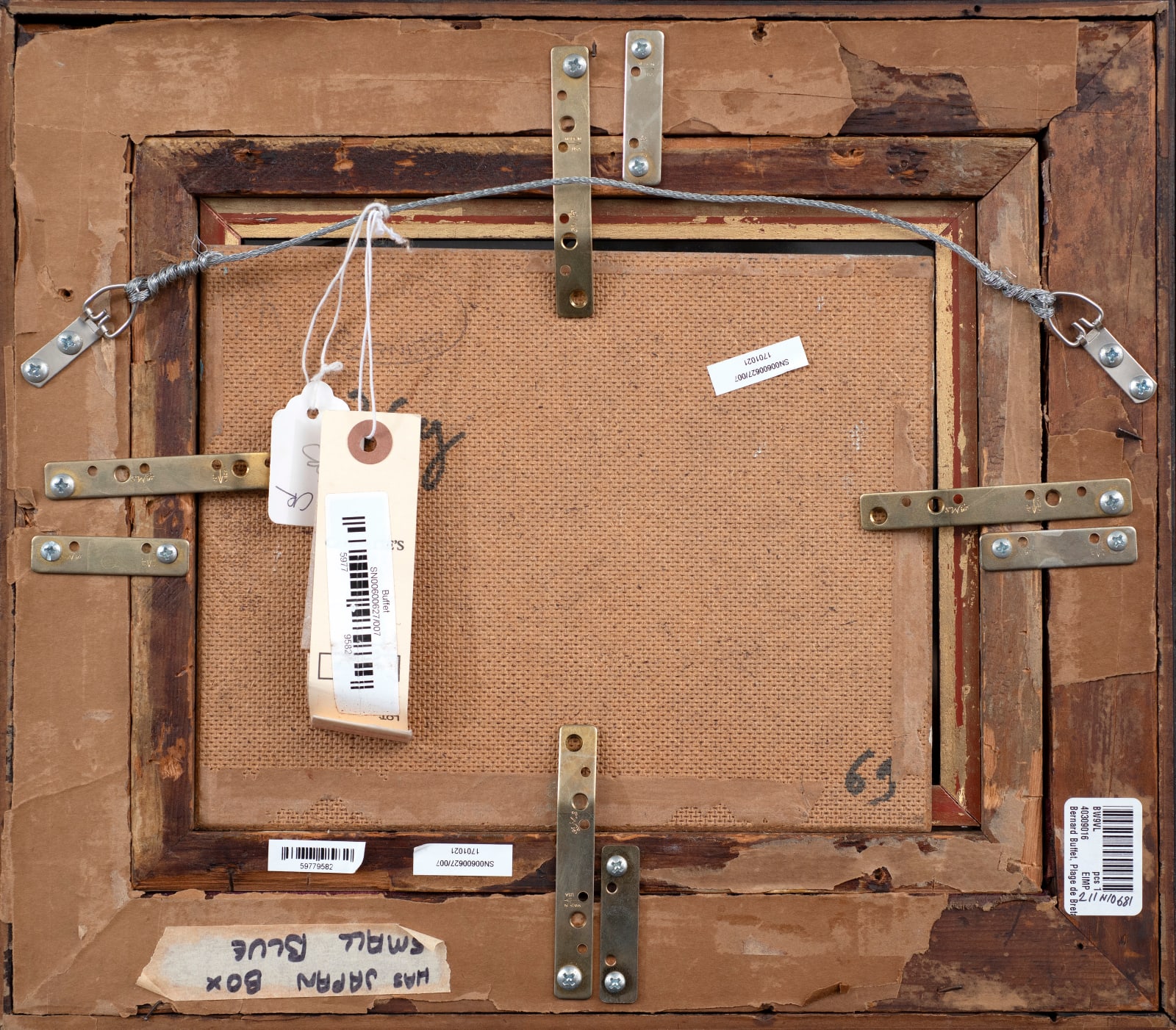 BERNARD BUFFET, Plage de Bretagne, 1969