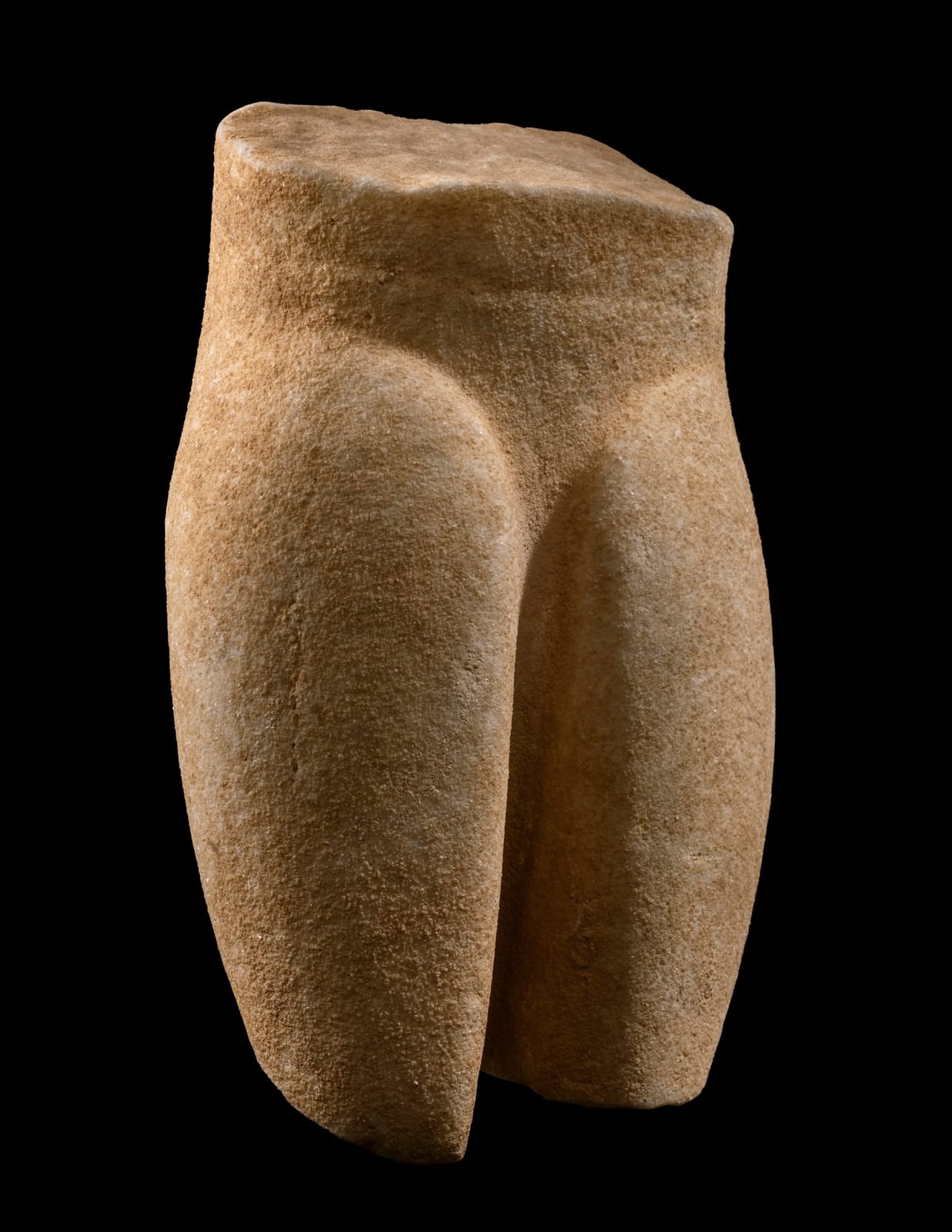Large Female Figure , Greek, Cycladic, Early Spedos Variety. Early Cycladic II, ca. 2600-2500 B.C.