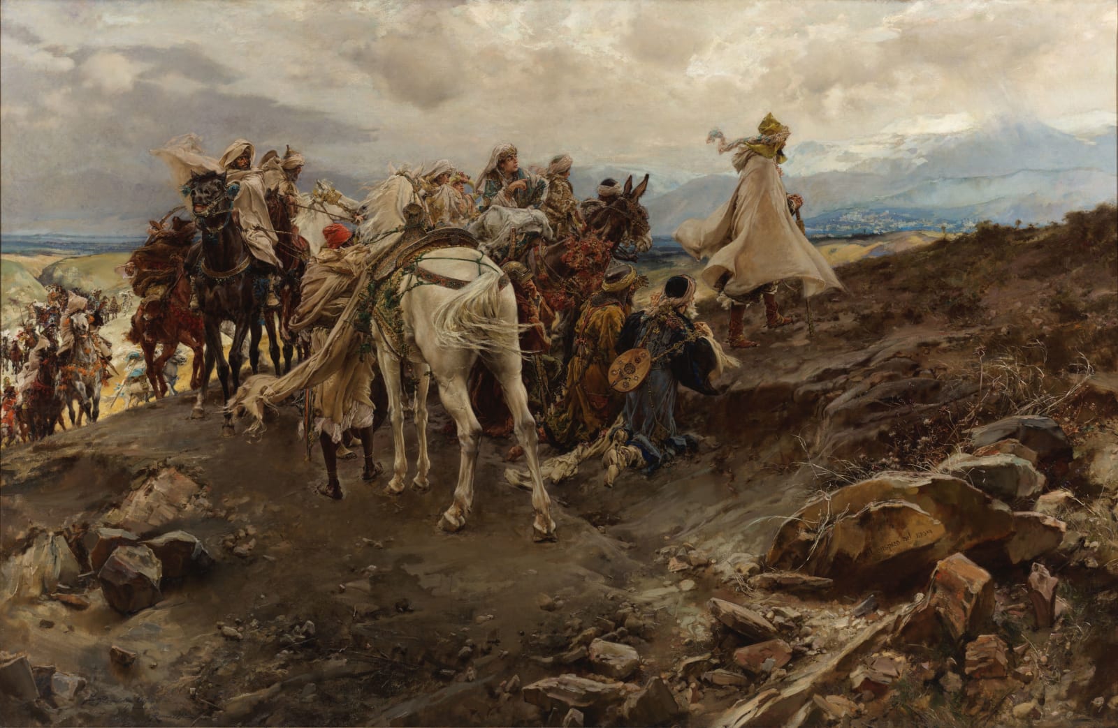 FRANCISCO PRADILLA, El suspiro del moro, 1879-1892