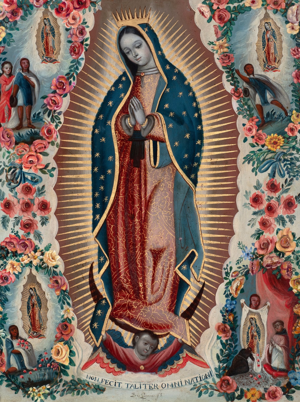 FRANCISCO EDUARDO TRESGUERRAS, Virgen de Guadalupe con Las Aspiraciones