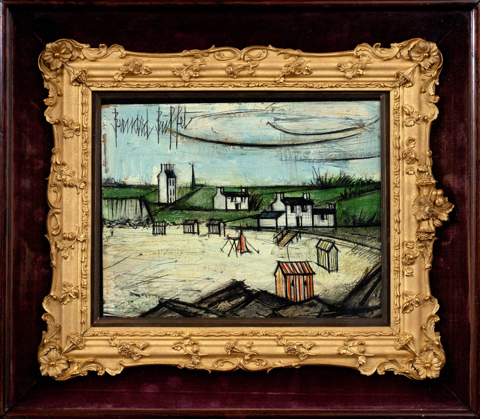 BERNARD BUFFET, Plage de Bretagne, 1969