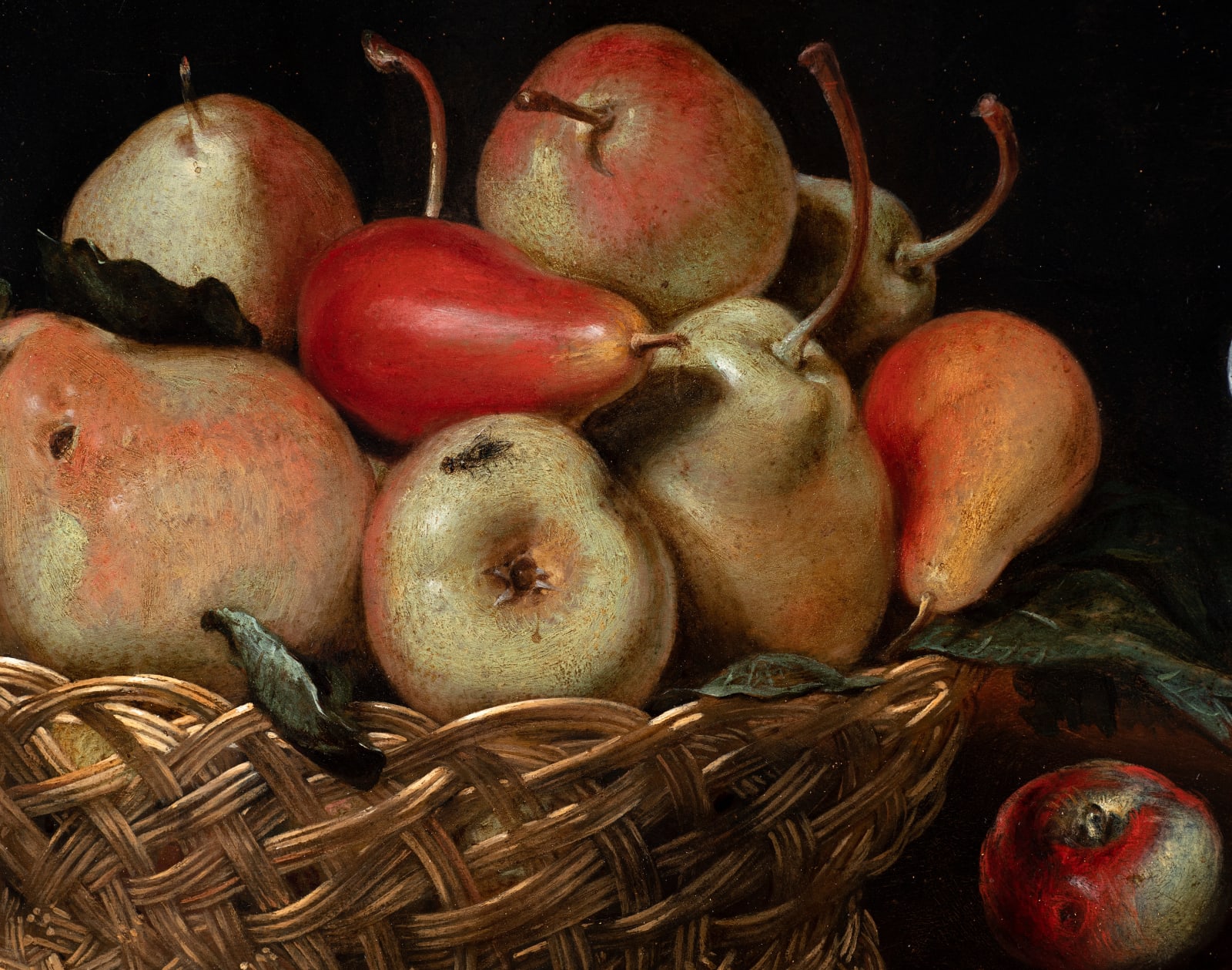 FEDE GALIZIA, Still life of apples, pears, cucumbers, figs and a melon, c. 1625 – 1630