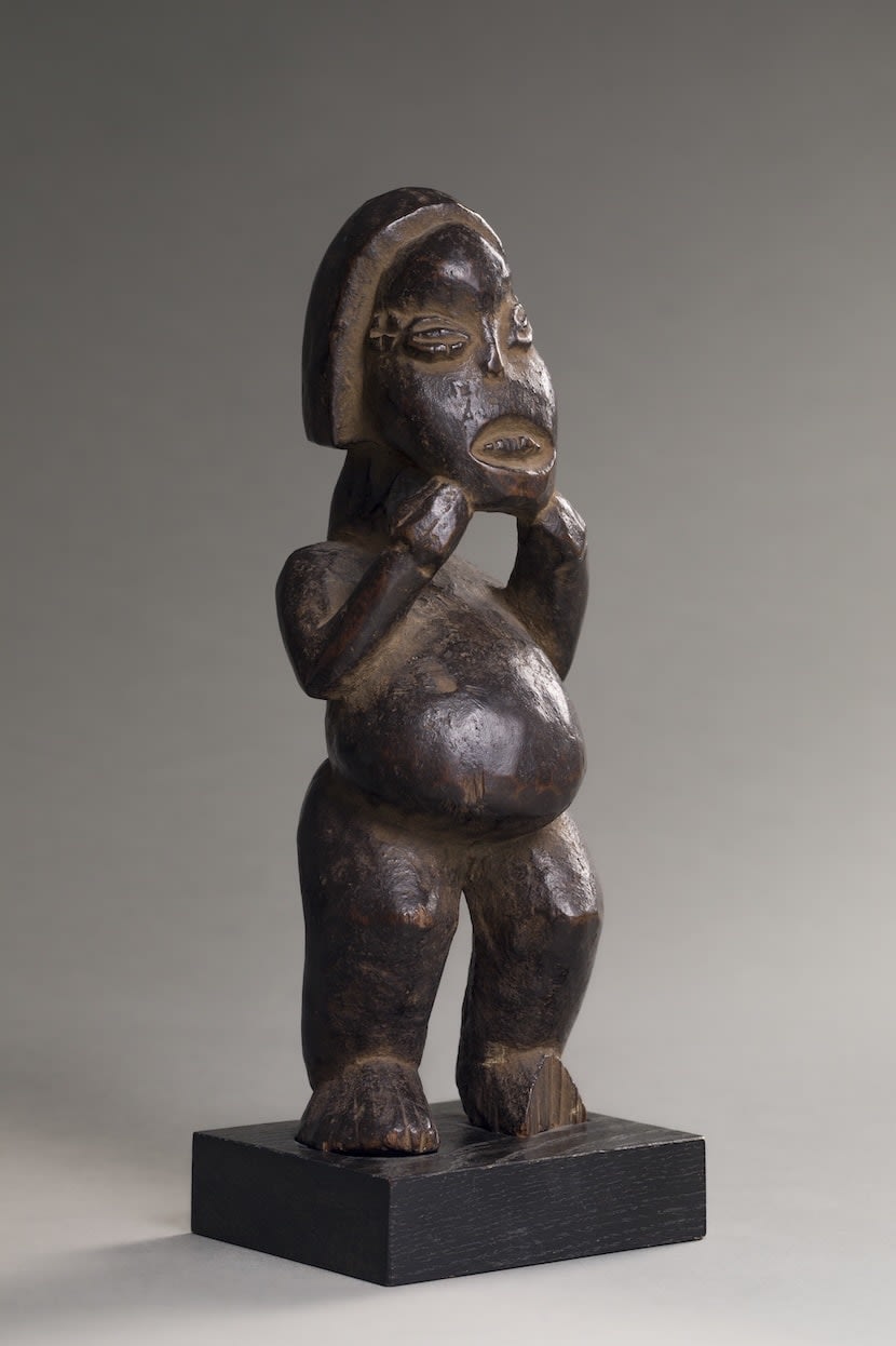 BAMILEKE ARTIST, Mu Po Figure , Cameroon. Late 19th-early 20th century