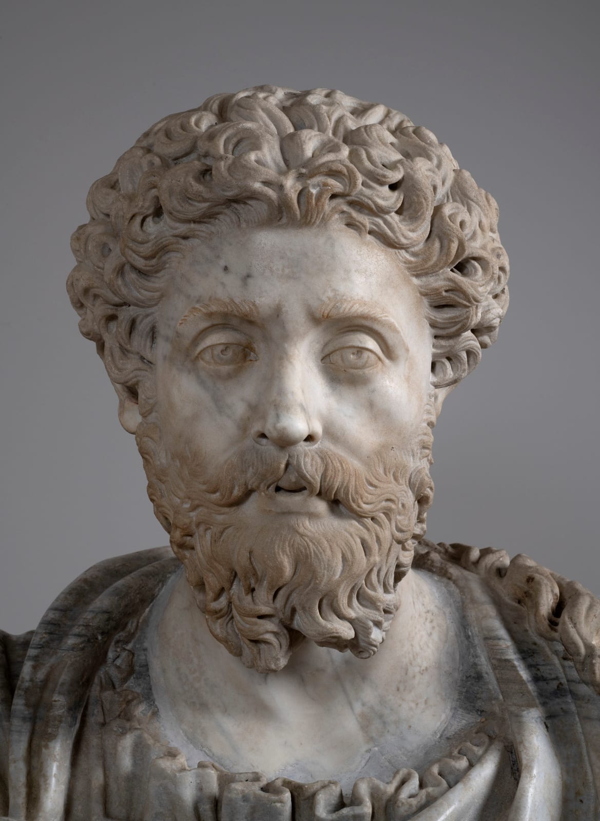 Attributed to GIOVANNI BATTISTA DELLA PORTA, Bust of Marcus Aurelius