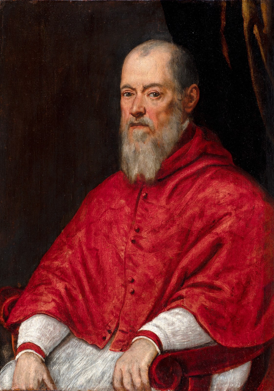 JACOPO ROBUSTI, CALLED IL TINTORETTO, Portrait of Giovanni Grimani (1506–93), Patriarch of Aquileia