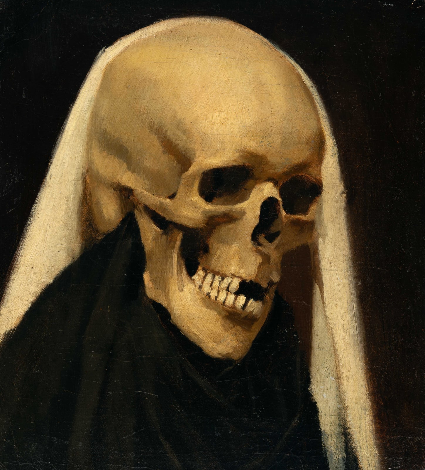WILHELM LEIBL, Study of a skull, ca. 1868