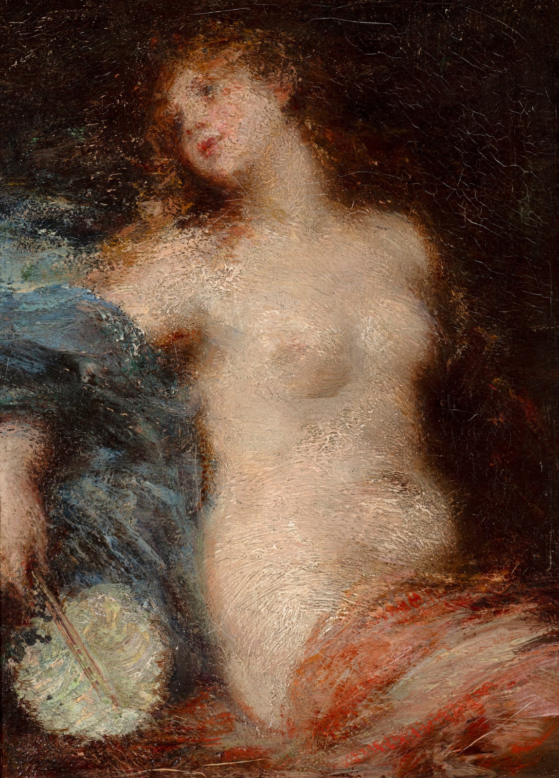 IGNACE HENRI JEAN THÉODORE FANTIN-LATOUR, Etude de femme