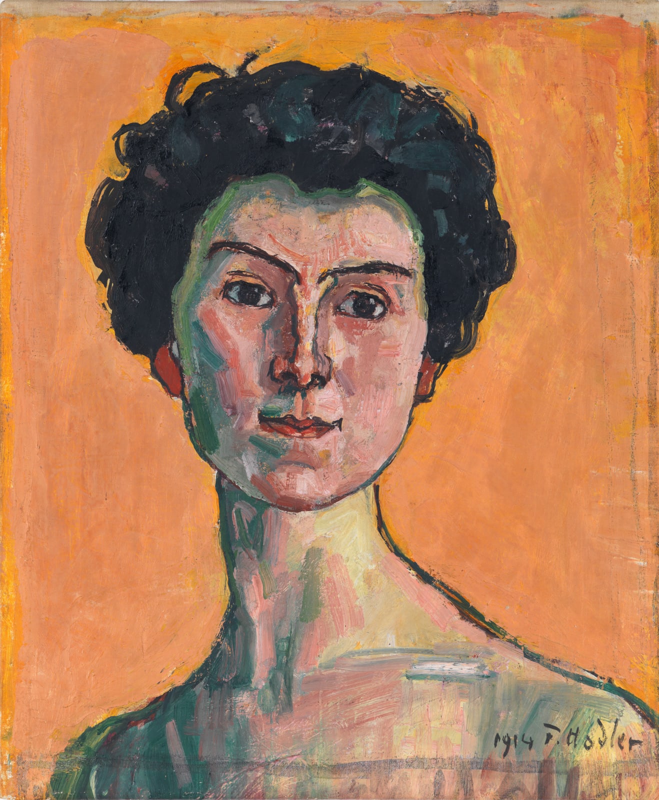 FERDINAND HODLER, Portrait of Clara Pasche-Battié, 1914