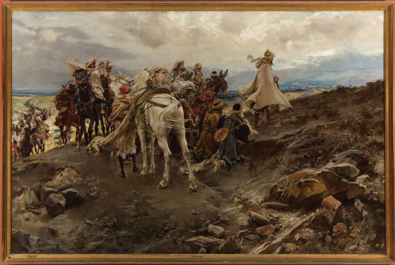 FRANCISCO PRADILLA, El suspiro del moro, 1879-1892