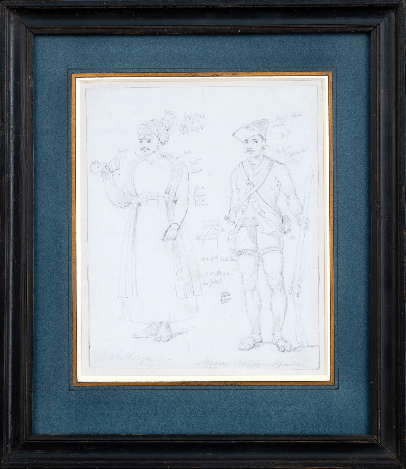 THOMAS DANIELL, A Soothsayer and a Madras Sepoy, 1792 or 1793