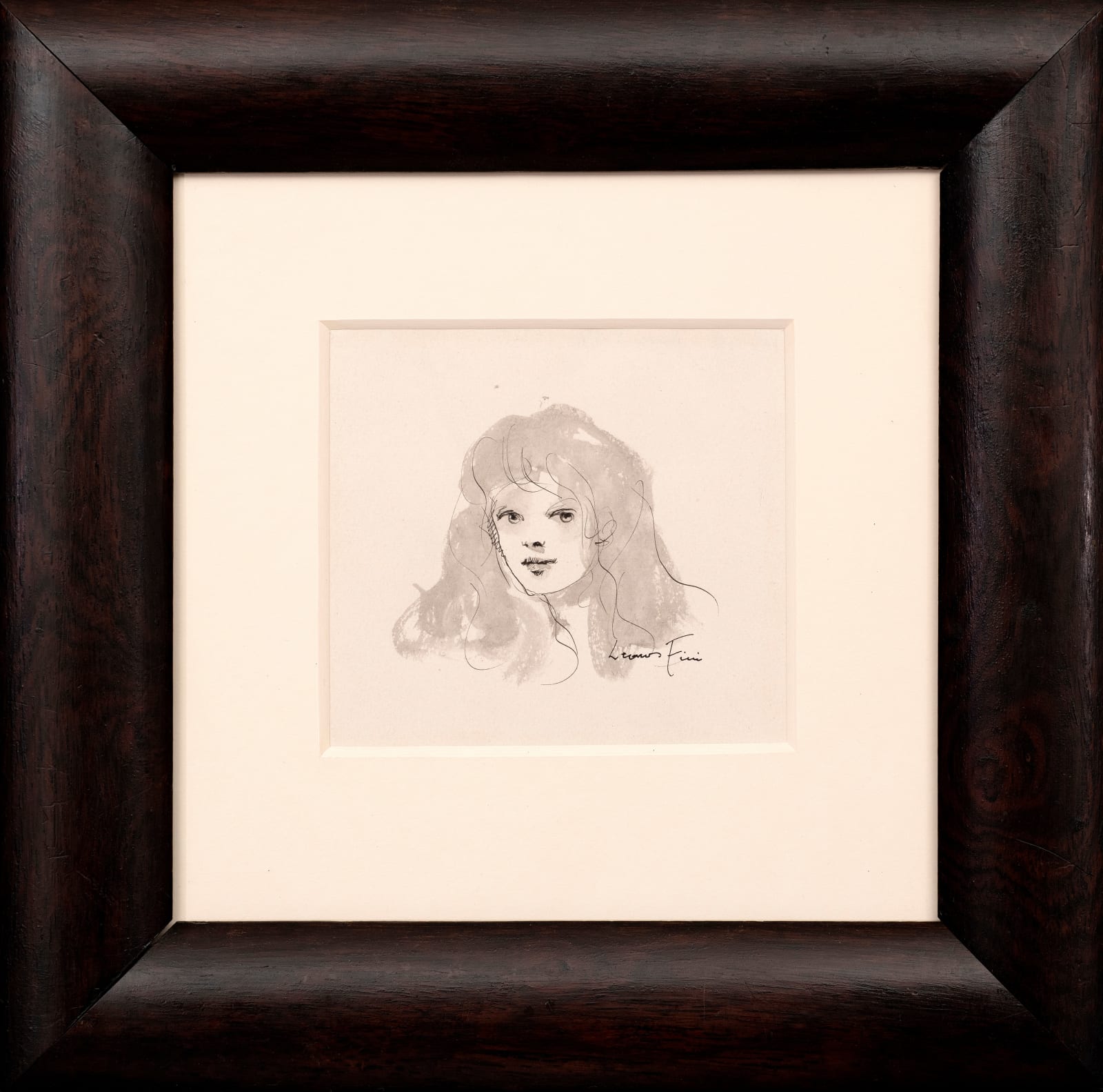 LEONOR FINI, Young woman's head, c. 1976