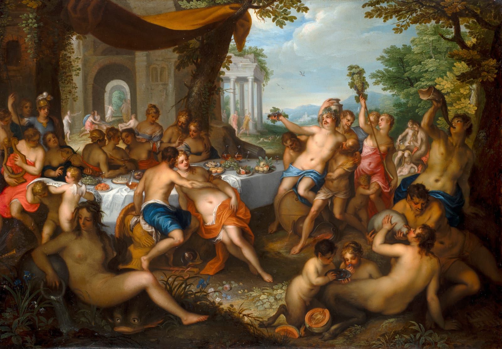 HANS ROTTENHAMMER, A Bacchanal, c. 1600