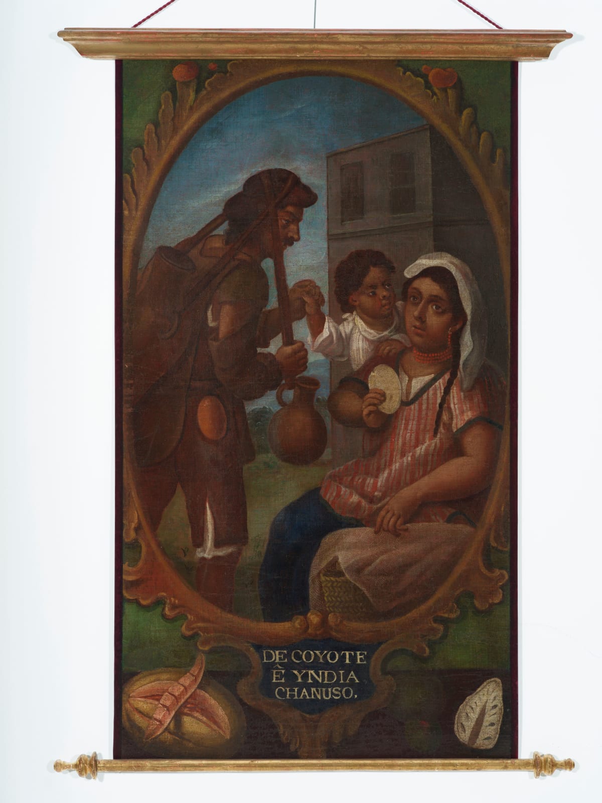 Mexican School, 18th Century, De Coyote e Yndia, Chanuso (no. 10)