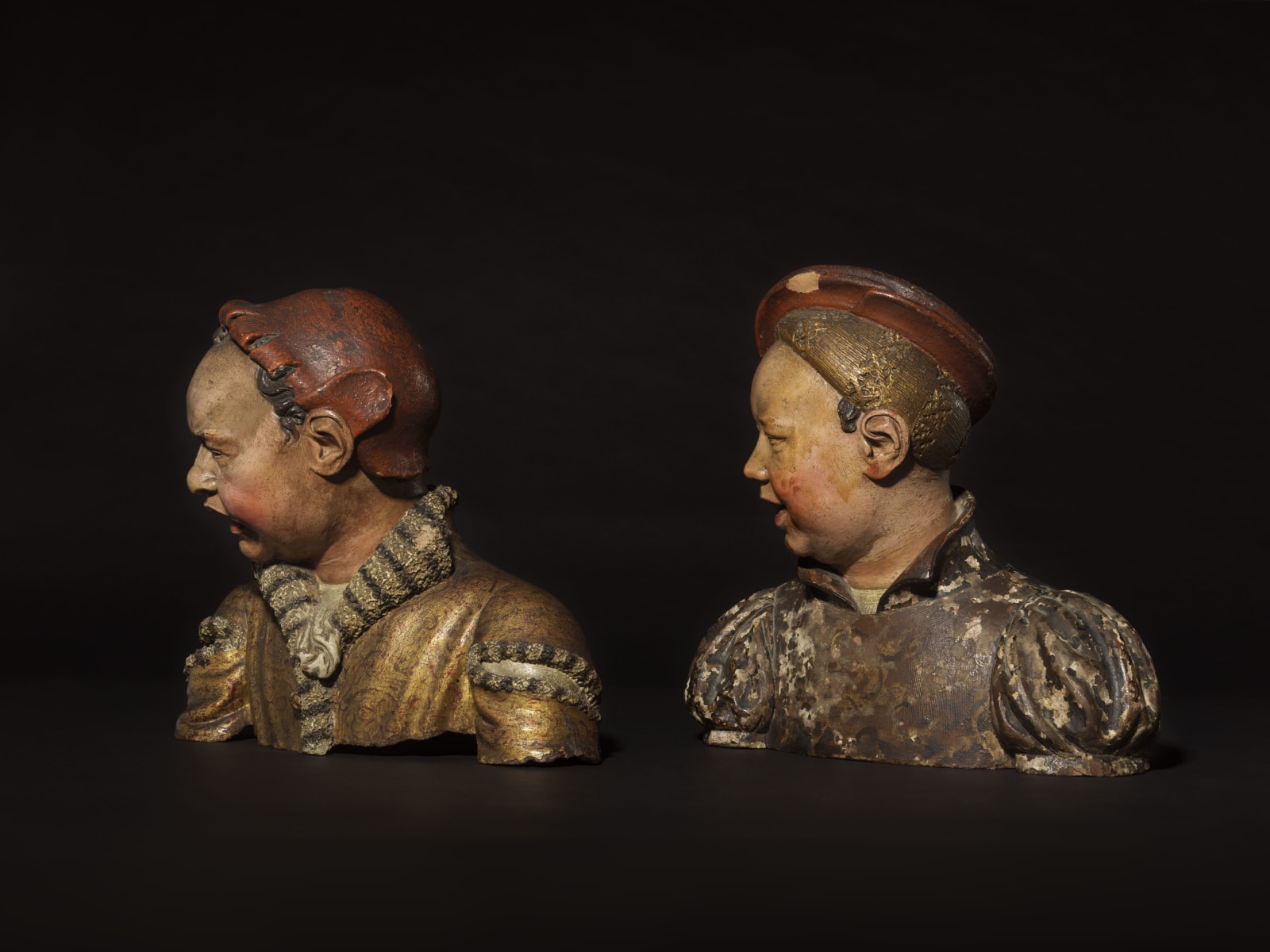 GUIDO MAZZONI, Pair of Busts of Princely Children, c. 1496-1497