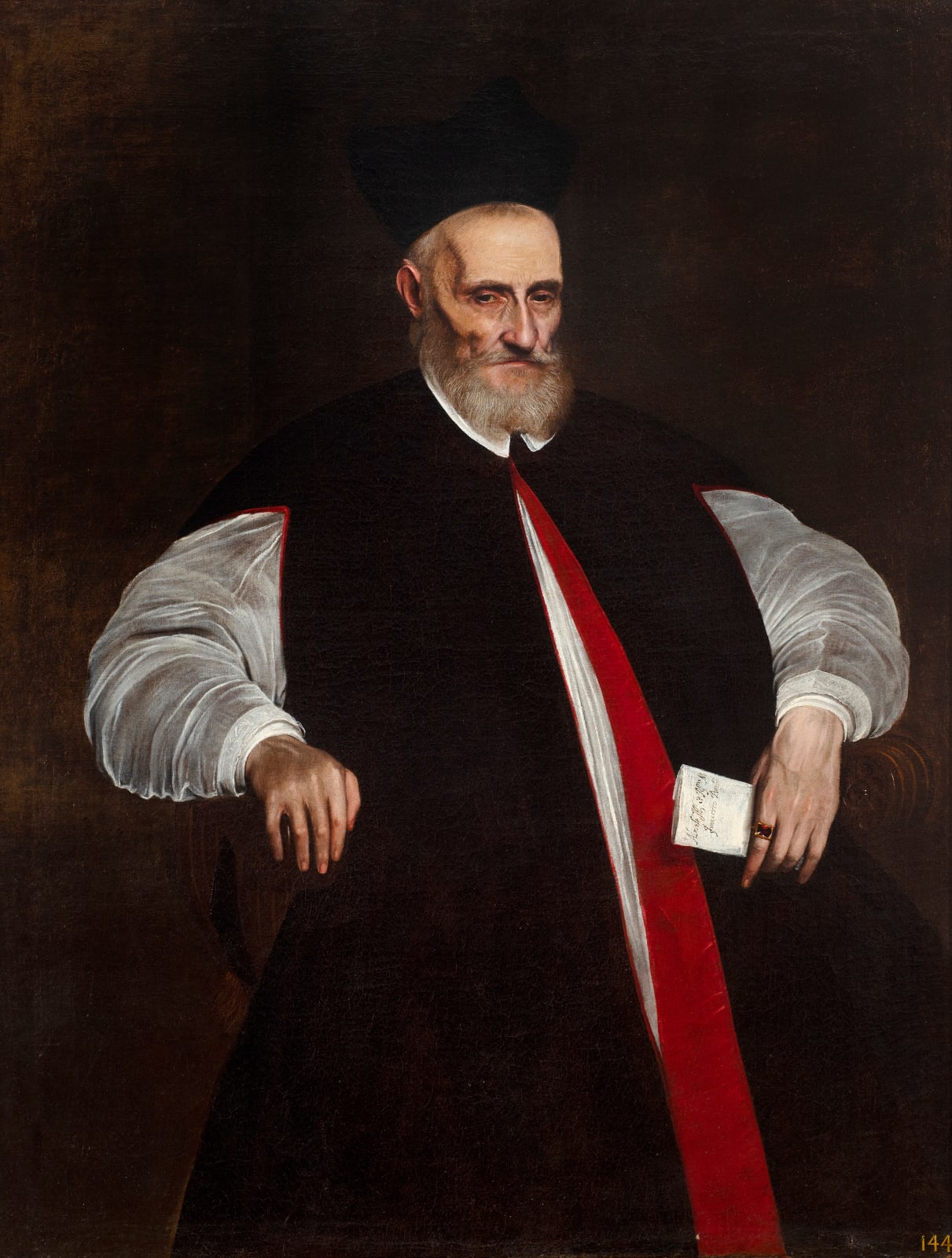 MICHELANGELO MERISI, CALLED CARAVAGGIO, Portrait of Francesco Barberini, c. 1603–1604