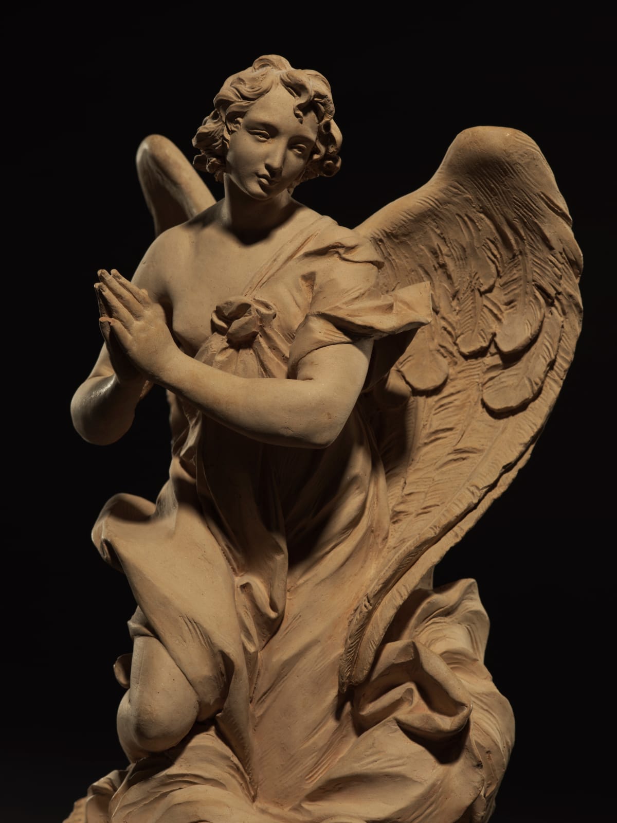 FRANCESCO MORATTI, Two Angels Kneeling in Adoration , Early 18th Century