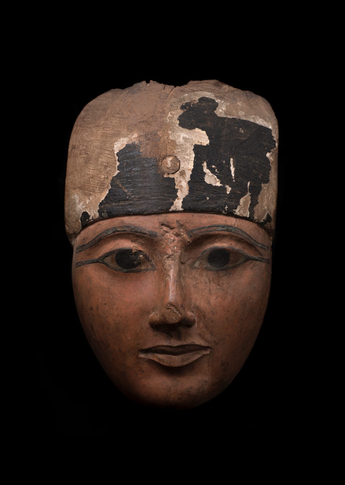 Sarcophagus face, Egypt (Thebes), Third Intermediate Period, 22nd Dynasty, c. 942-715 B.C.