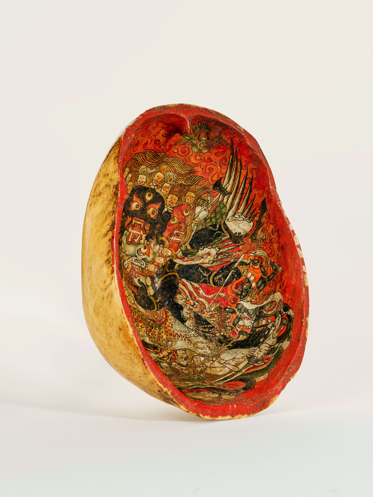 Painted Kapala, Tibet, 16th century