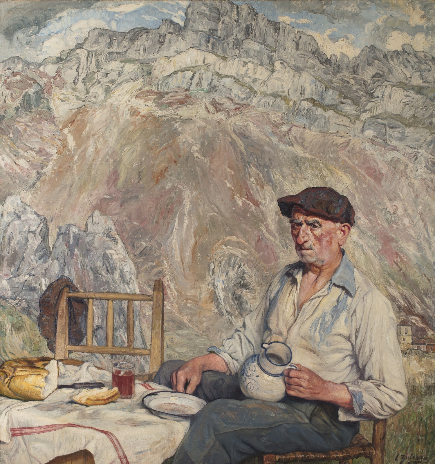 IGNACIO ZULOAGA, ALDEANDO VASCO MERENDANDO, 1935