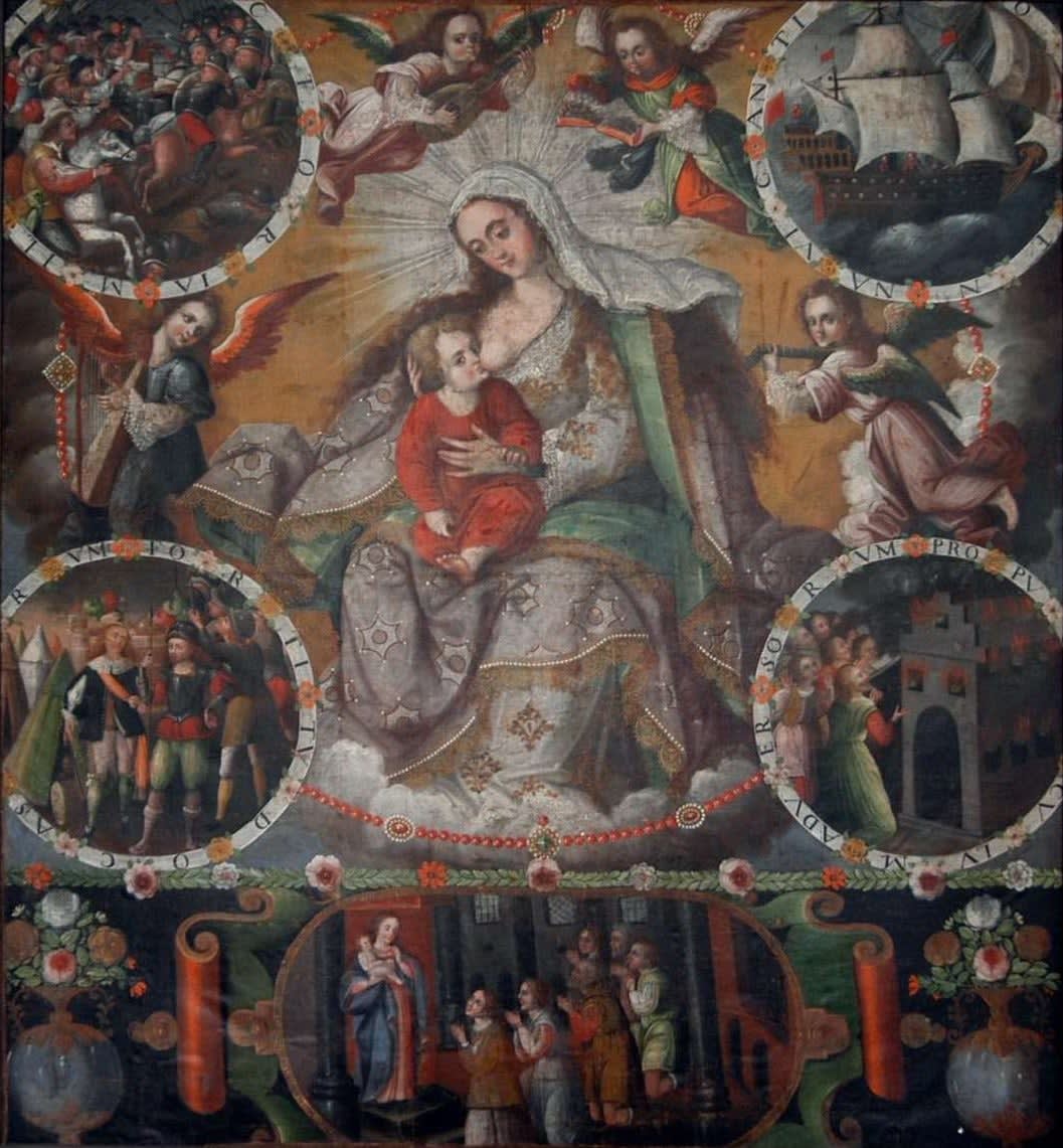 LEONARDO FLORES, The Virgin Consolatrix or Our Lady of Consolation (‘Ad te suspiramus gementes et flentes in hac lacrimarum valle’), c. 1680-1710