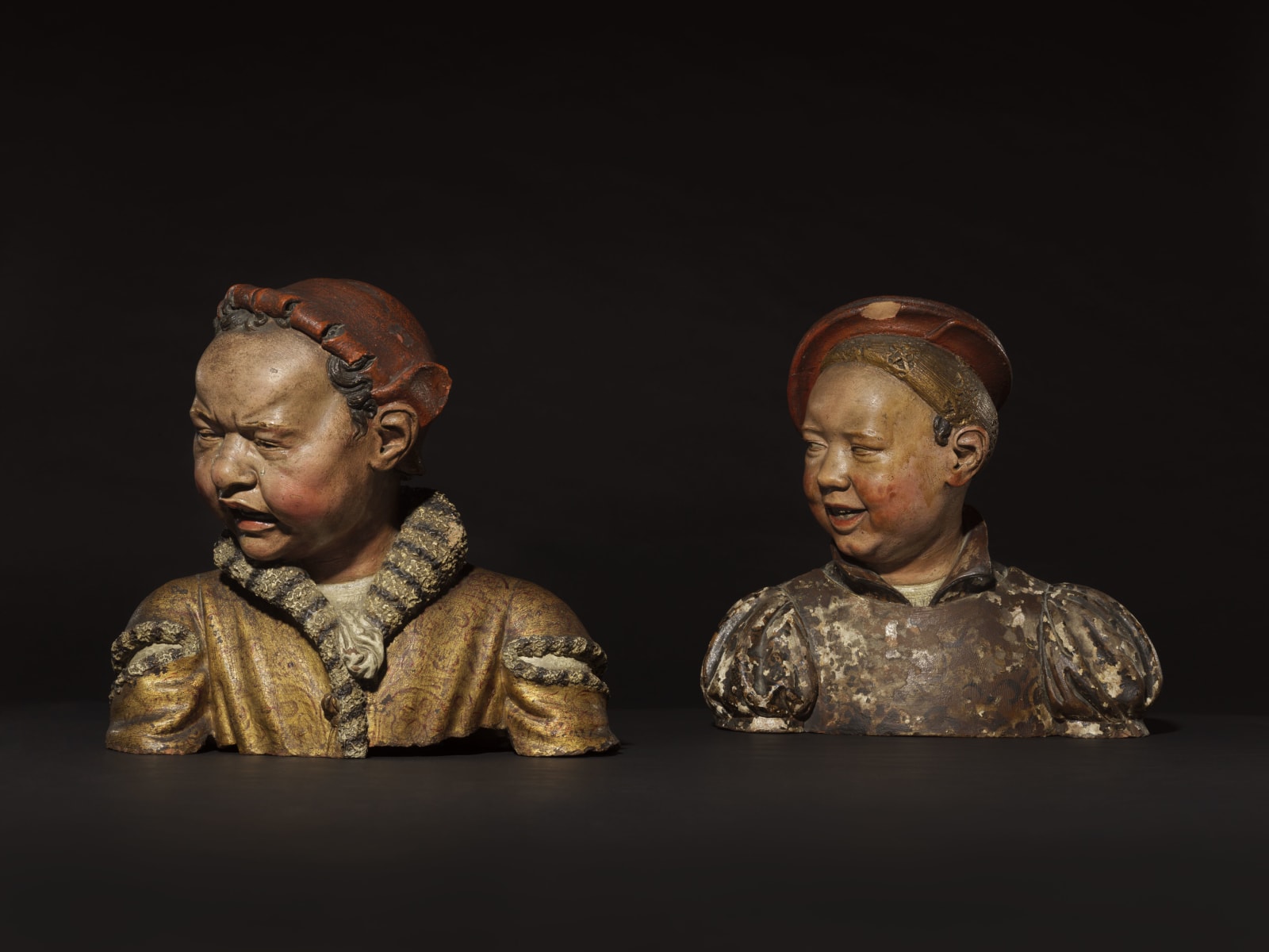 GUIDO MAZZONI, Pair of Busts of Princely Children, c. 1496-1497