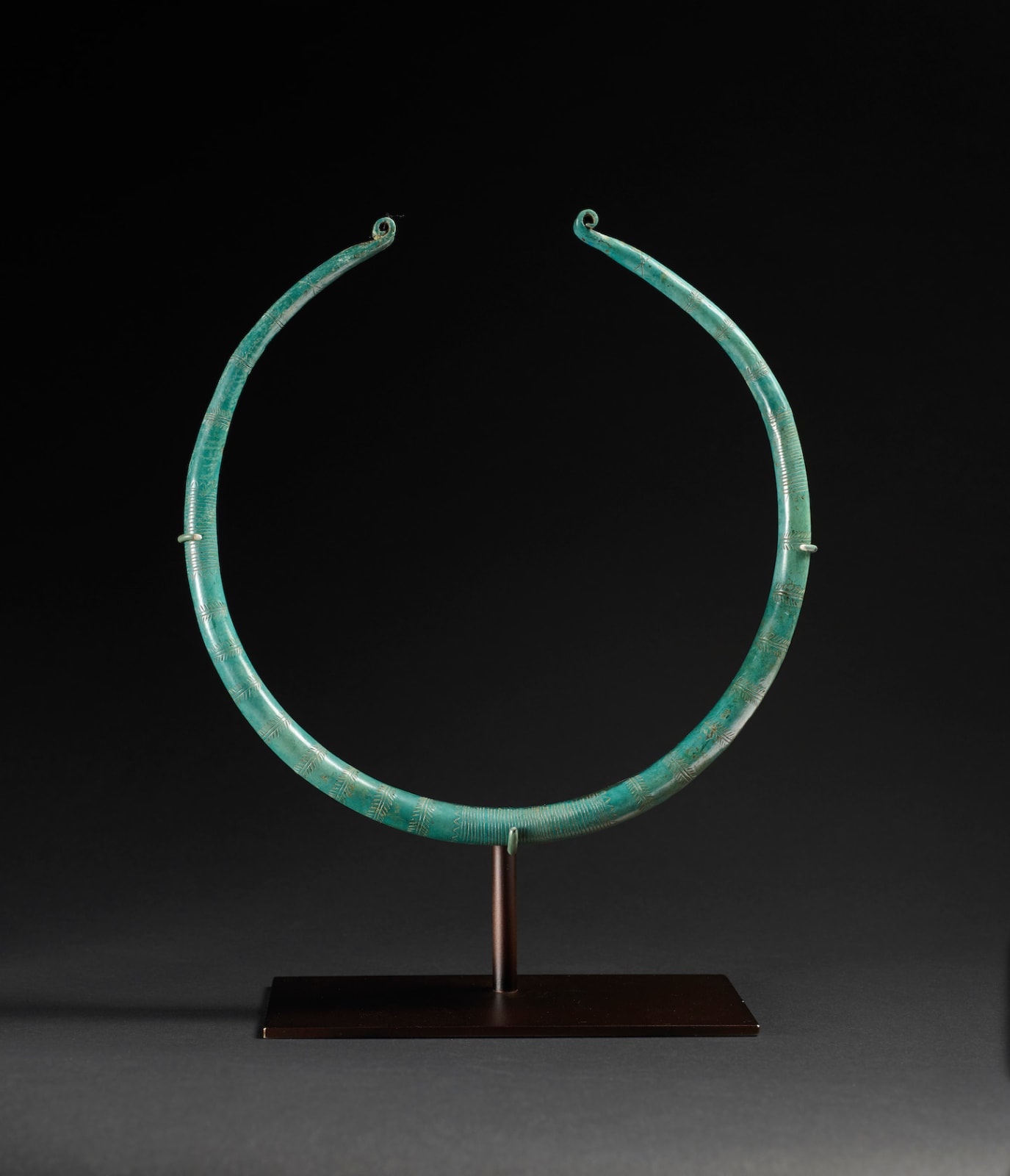 Ingot Incised Torc, Central European, Early Bronze Age, ca. 1800-1400 B.C.
