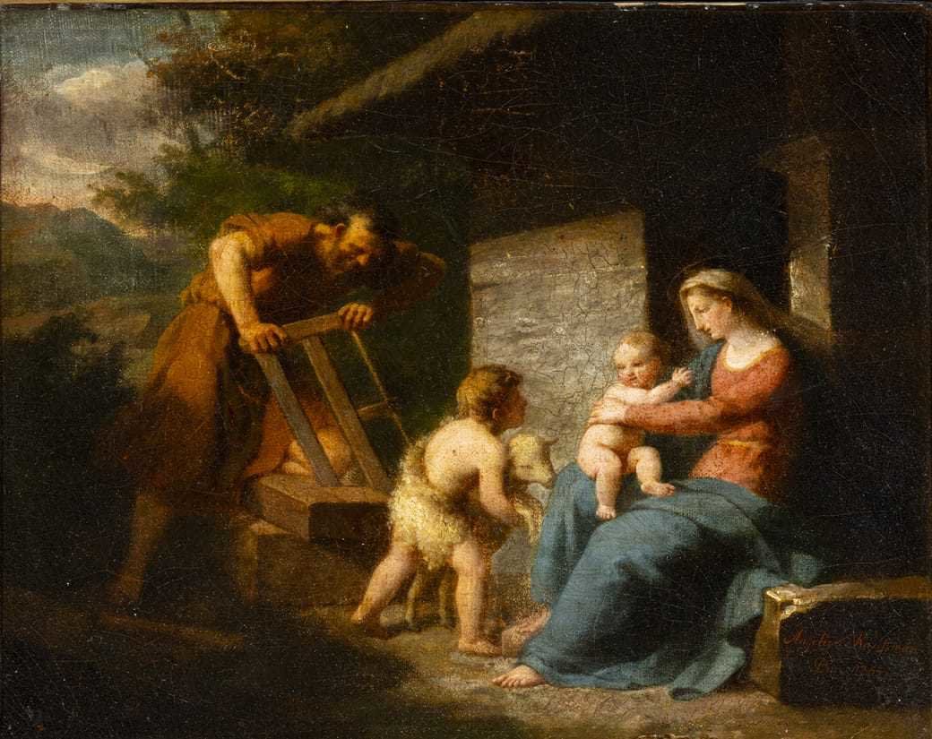 ANGELICA KAUFMANN, Holy Family with the Infant Saint John the Baptist, 1784