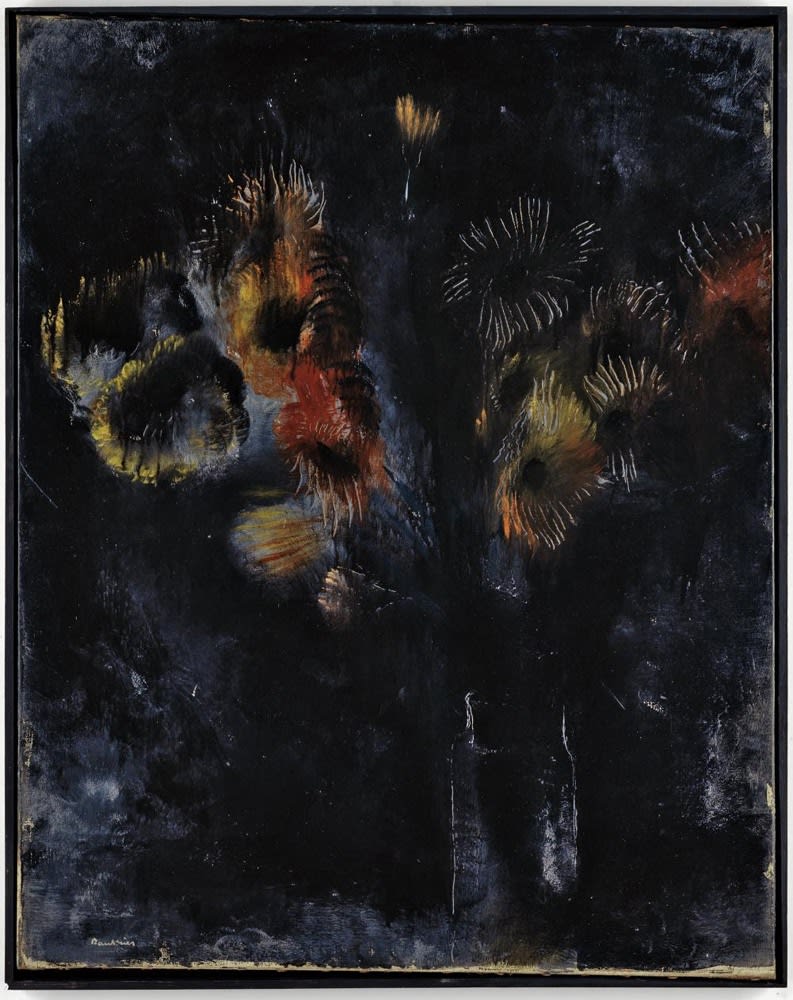 JEAN FAUTRIER, Fleurs noires, 1926
