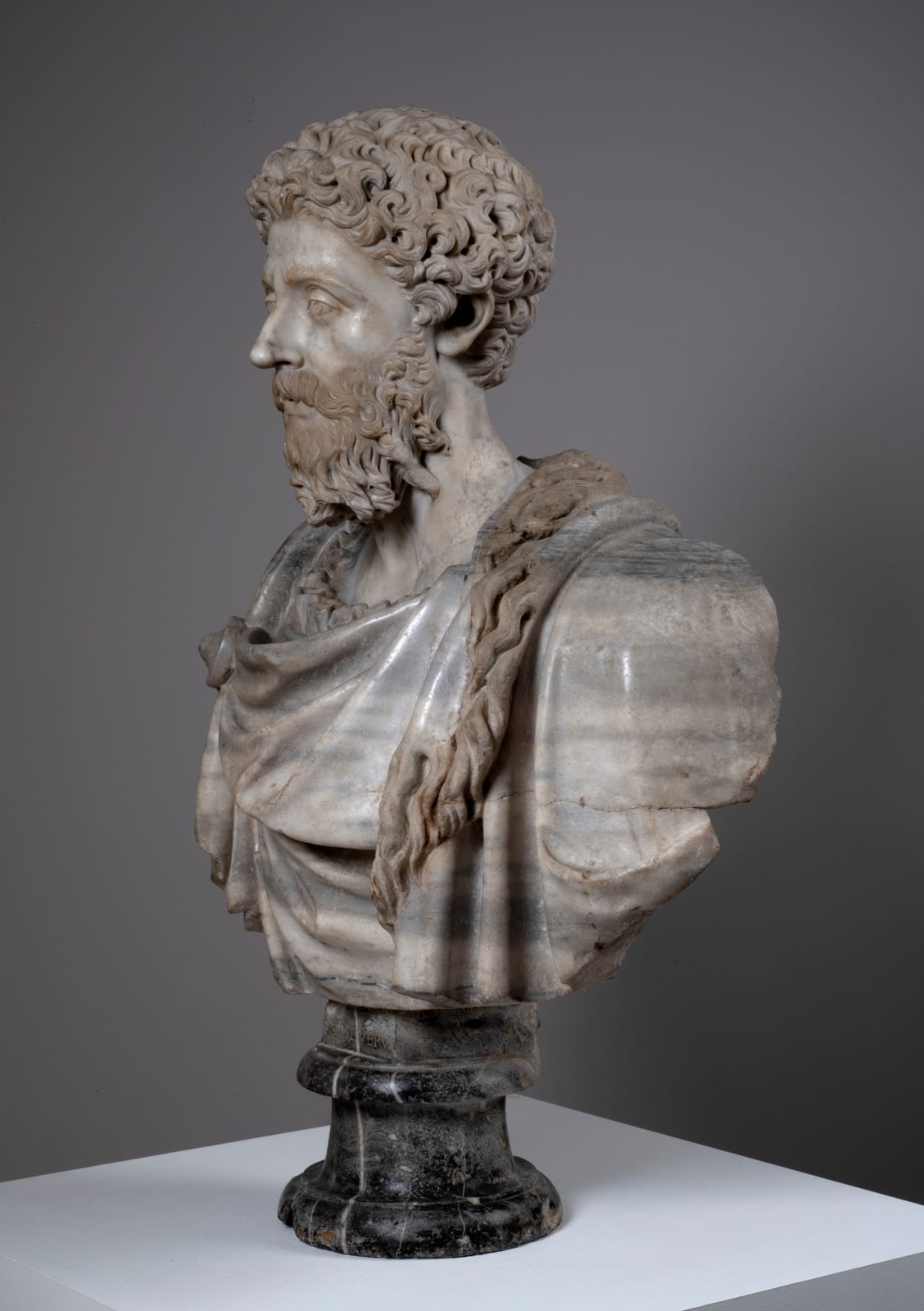Attributed to GIOVANNI BATTISTA DELLA PORTA, Bust of Marcus Aurelius