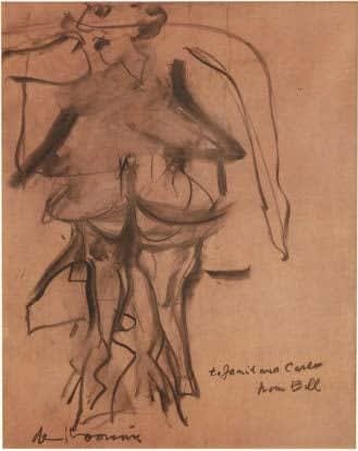 WILLEM DE KOONING, Untitled (Two Women), 1954