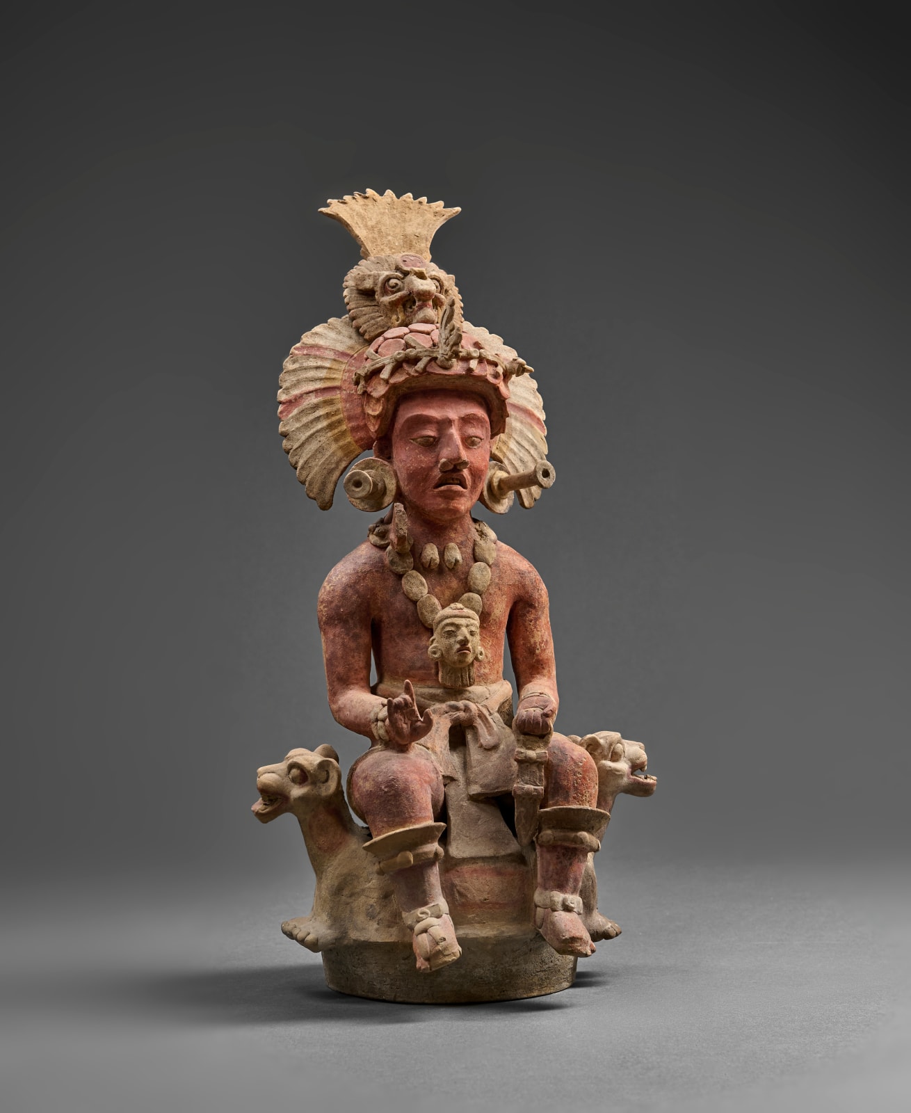 MAYAN ARTIST, Incense Burner , Mexico/Guatemala, 300-600 AD, Early Classic period