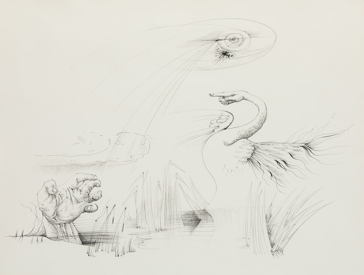 ANDRE MASSON, Près des signes du feu, 1938