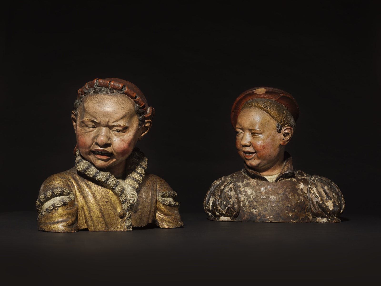 GUIDO MAZZONI, Pair of Busts of Princely Children, c. 1496-1497