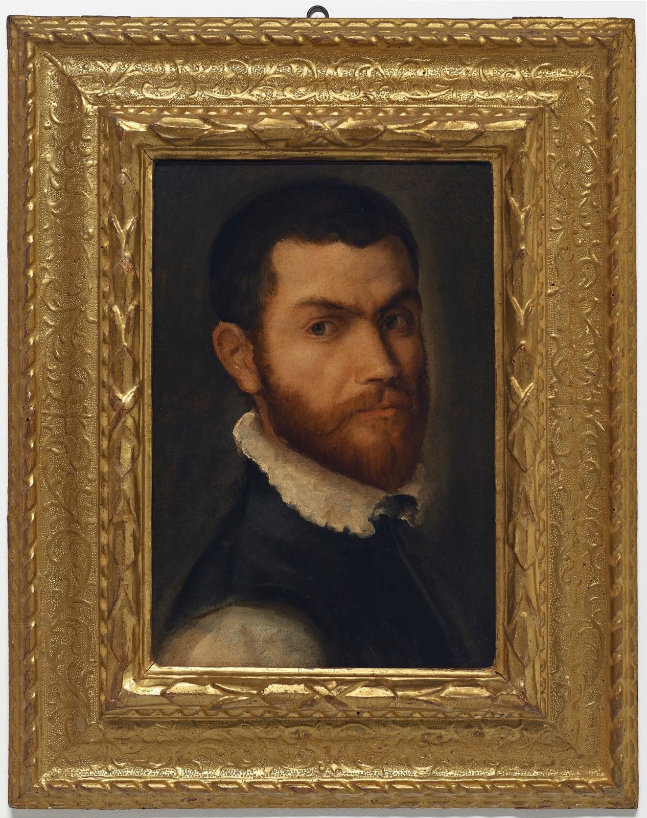 ANNIBALE CARRACCI, Head of a Young Man (Self-portrait?), c. 1587 - 8
