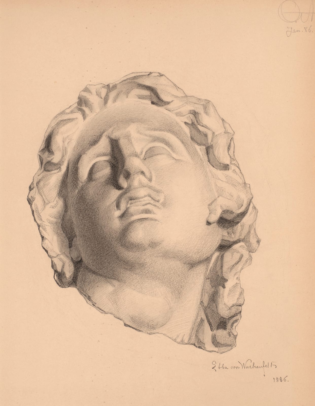 EBBA VON WACHENFELDT, Alexander the Great, 1886