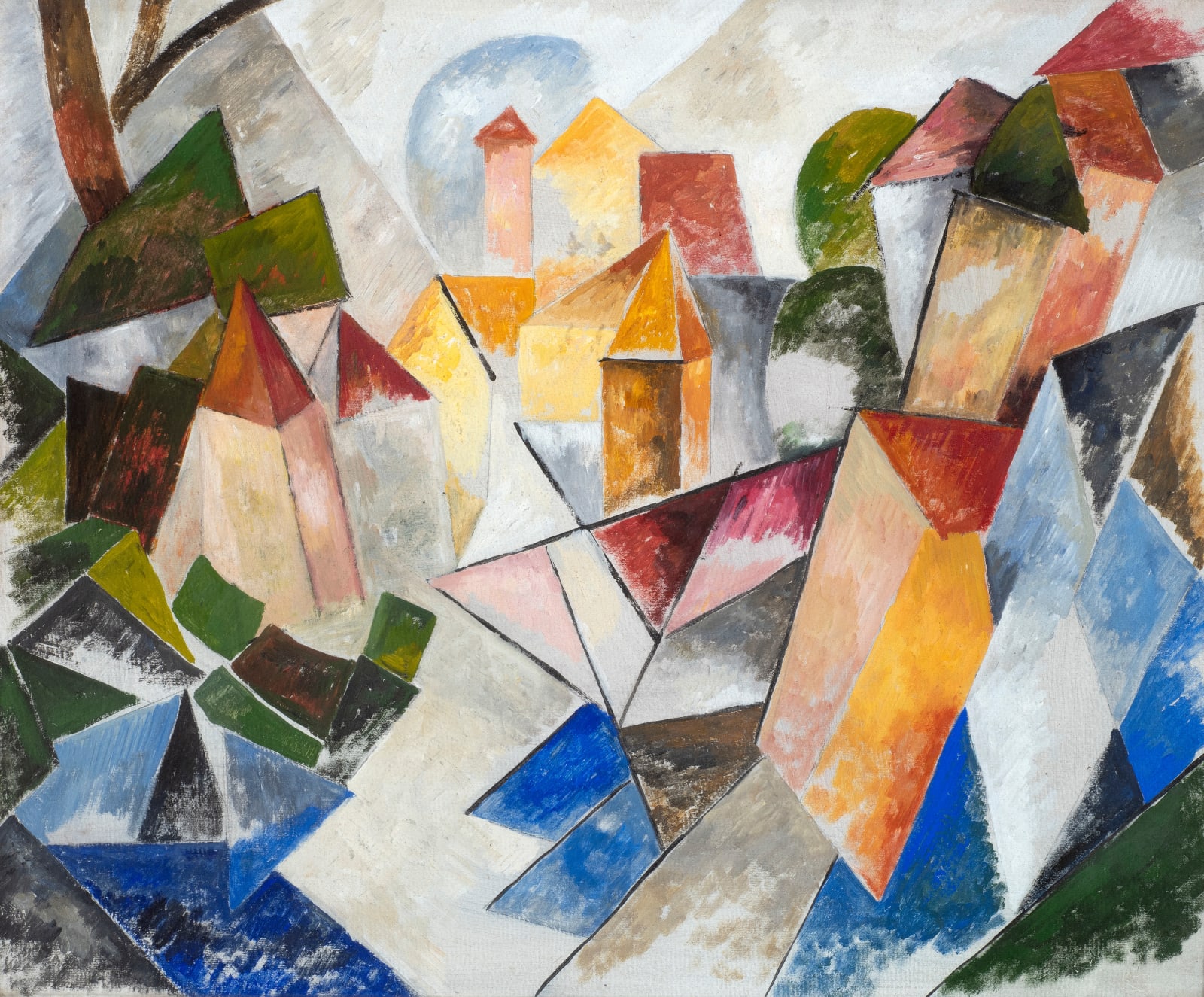 MARIE VASSILIEFF, Paysage Cubiste