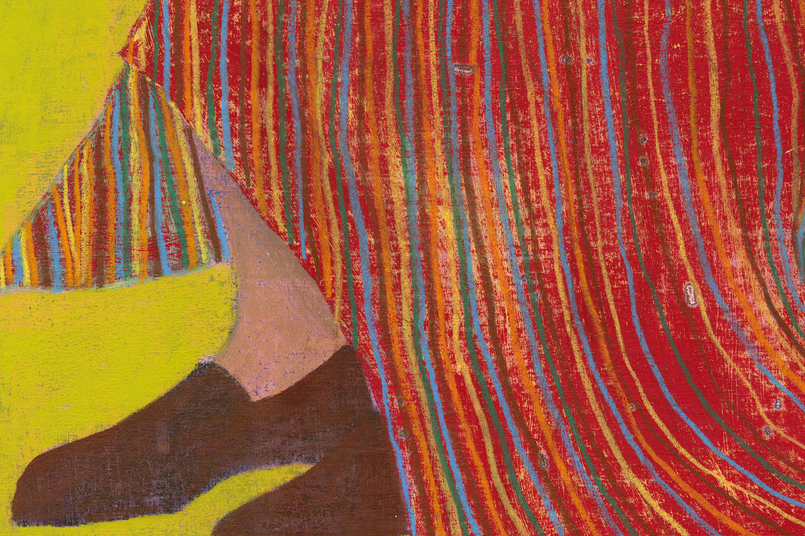 Justin Williams, Norma was alive when I started this painting, 2024