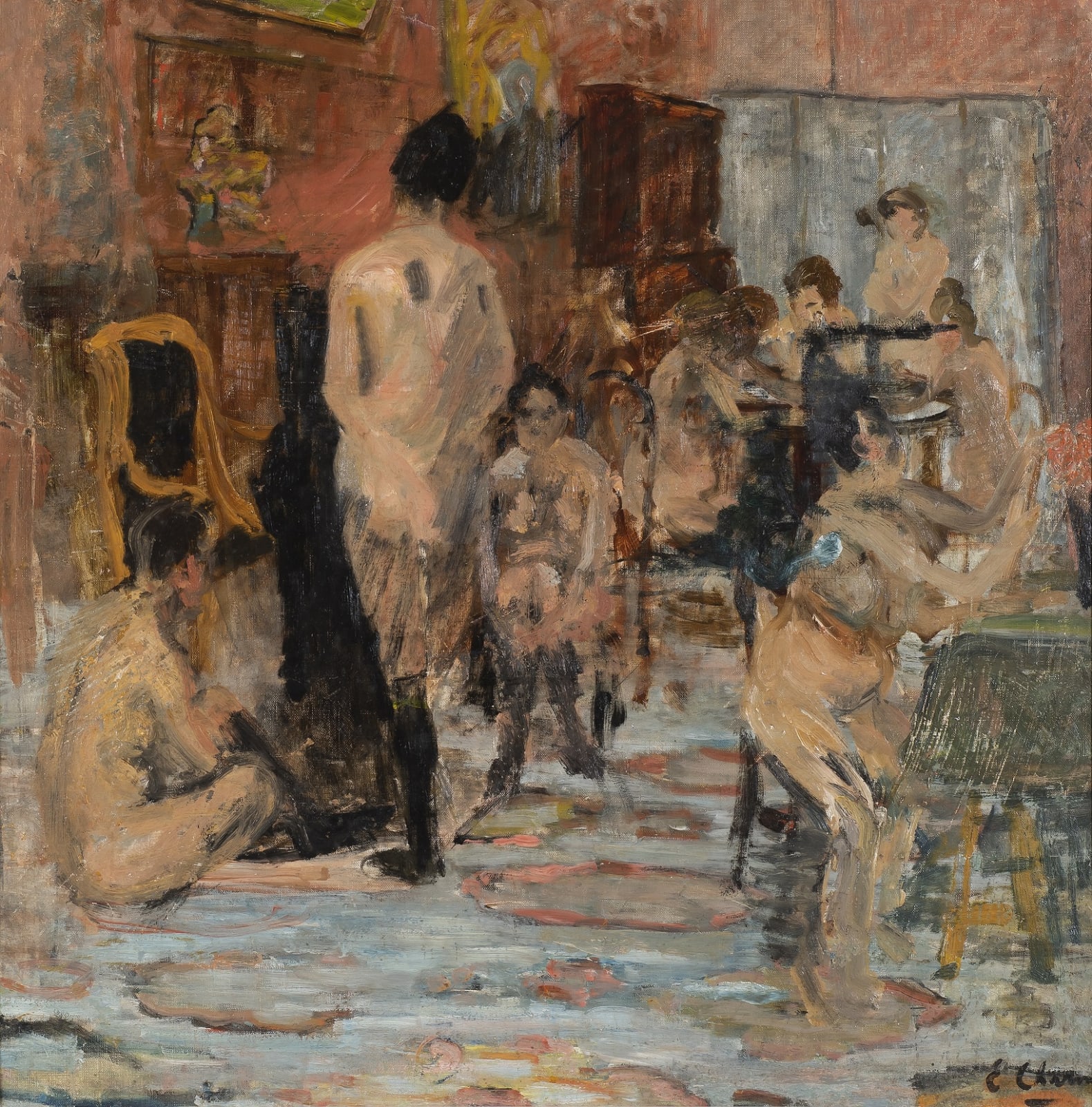 Émilie Charmy, La Loge , 1900