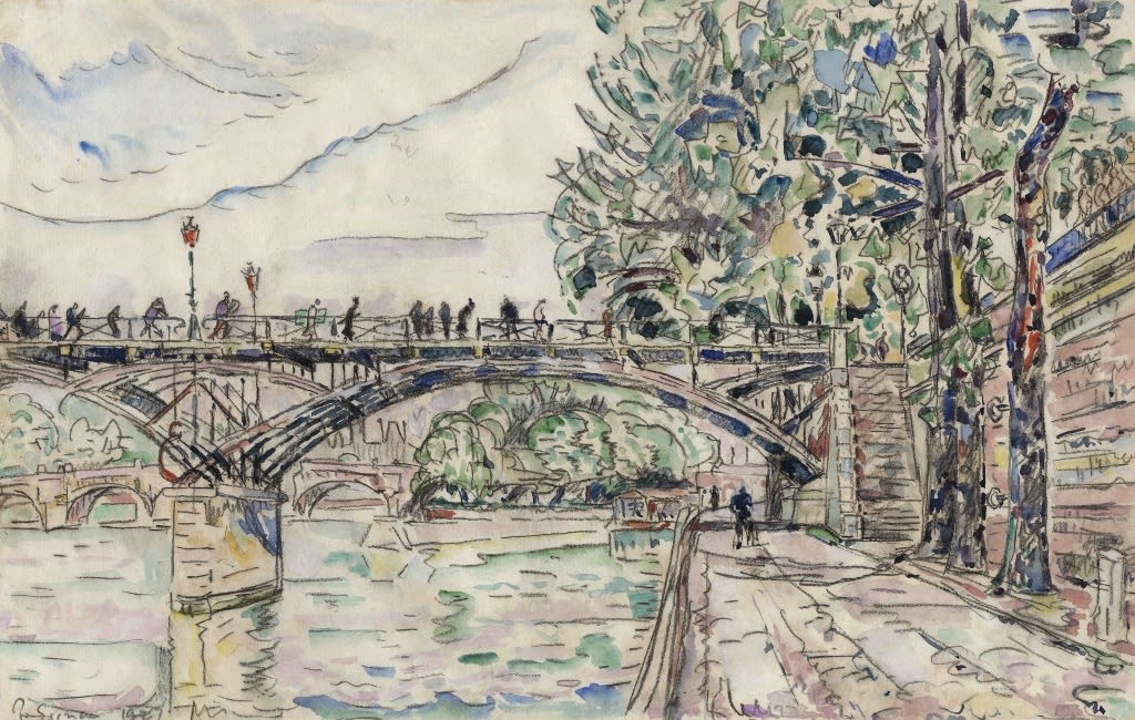 Paul Signac, Paris. Le Pont des Arts, 1927